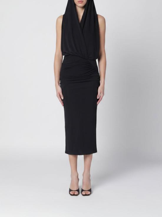 26SS 안다마네 롱 원피스 T190151ATJP073 BLK Black