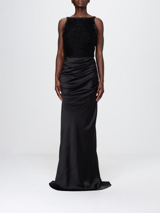 26SS 엘리자베타프랜치 롱 원피스 ABR1762E2 110 Black