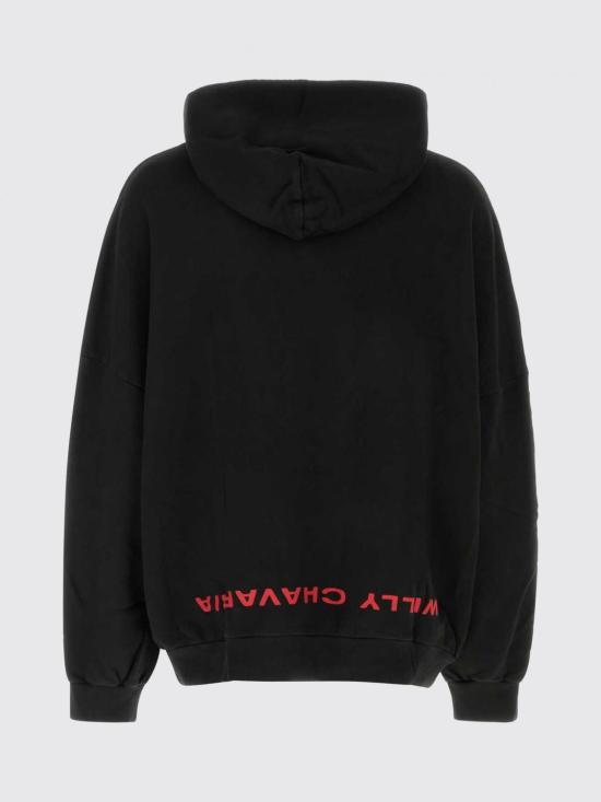 26SS 윌리 차바리아 긴팔 티셔츠 WCJSY0241 001 Black - WILLY CHAVARRIA