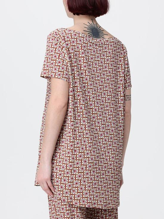 26SS 말리파르미 반팔 티셔츠 JK028170675 A4157 Brown - MALÌPARMI