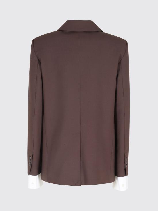 26SS 세미쿠튀르 자켓 Y6SI10 V22 Brown - SEMI-COUTURE