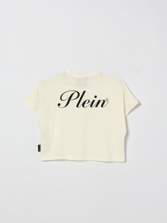 26SS [키즈] 필립 플레인 티셔츠 S6PHJGTH183 002 Beige - PHILIPP PLEIN