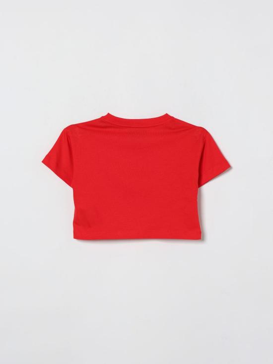 26SS [키즈] 모스키노 티셔츠 HDM06YLAA02 50109 Red - MOSCHINO