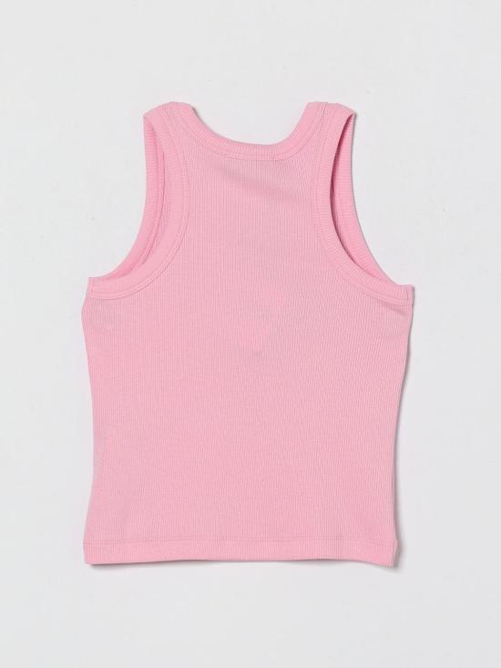 26SS [키즈] 모스키노 티셔츠 HAM06MLBA39 51473 Pink - MOSCHINO