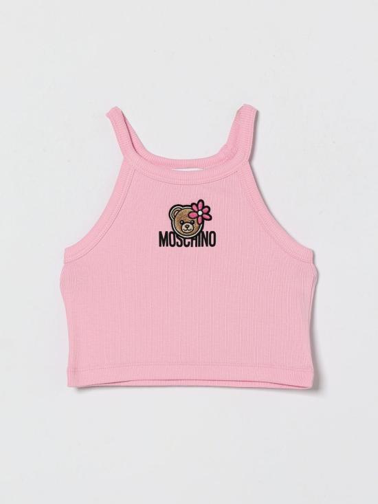 26SS [키즈] 모스키노 탑 HDM06ZLBA39 51473 Pink
