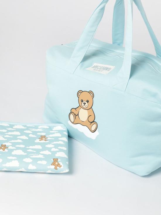 26SS [키즈] 모스키노 가방 MUX05TLCA19 40304 Sky Blue - MOSCHINO