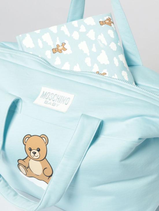 26SS [키즈] 모스키노 가방 MUX05TLCA19 40304 Sky Blue - MOSCHINO
