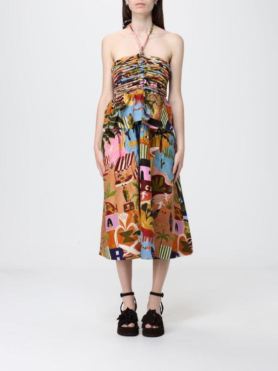 26SS 팜 리오 롱 원피스 348371 26098 Multicolor
