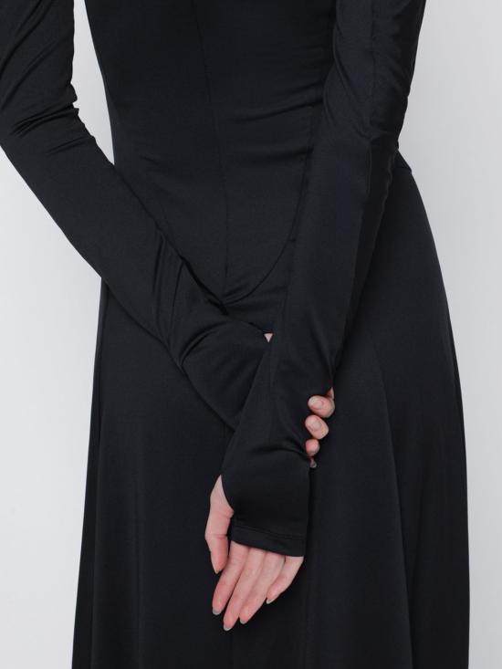 26SS 빅토리아 베컴 롱 원피스 1126JDR006984A BLK Black - VICTORIA BECKHAM