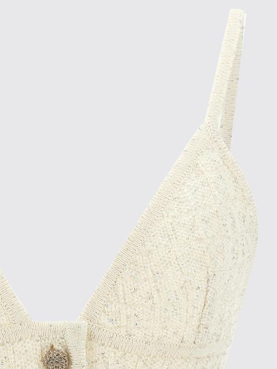 26SS 알레산드라리치 탑 FABX4352K4722 7621 White - ALESSANDRA RICH