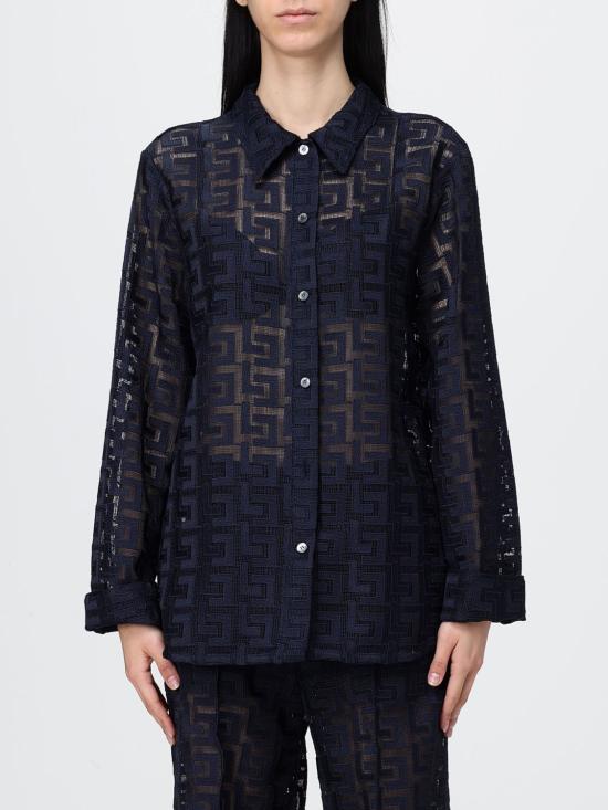 26SS 리비아나 콘티 블라우스 L6SQ06 N03 0 Blue