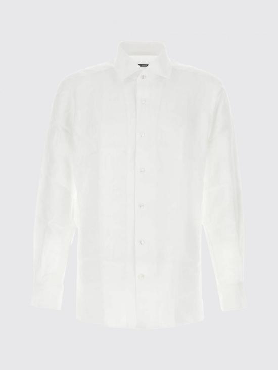 26SS 에르메네질도제냐 긴팔 셔츠 RUHX31A3SRO3 014G White - ERMENEGILDO ZEGNA