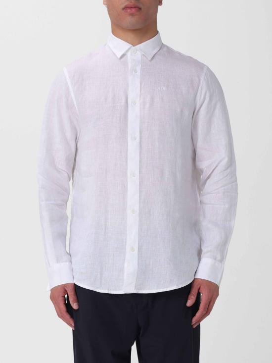 26SS 알마니 긴팔 셔츠 XM001221AF14619 U0001 White