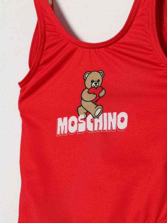 26SS [키즈] 모스키노 스윔팬츠 M3L00ALKA11 50109 Red - MOSCHINO
