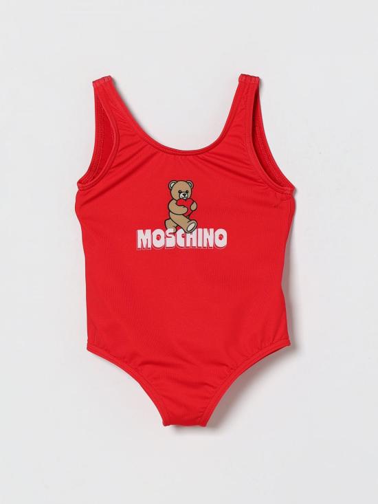 26SS [키즈] 모스키노 스윔팬츠 M3L00ALKA11 50109 Red