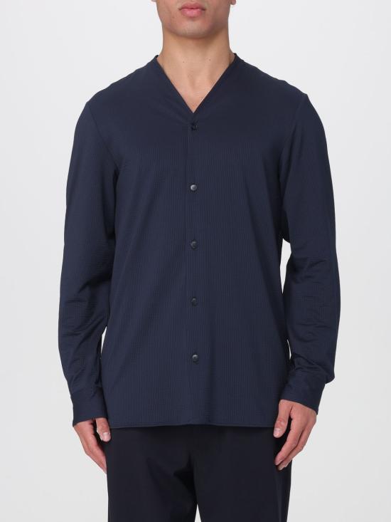 26SS 엠포리오 아르마니 긴팔 셔츠 EM005464AF22051 UB137 Blue