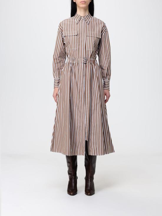 26SS 브루넬로 쿠치넬리 롱 원피스 MH749A5465 C003 Brown