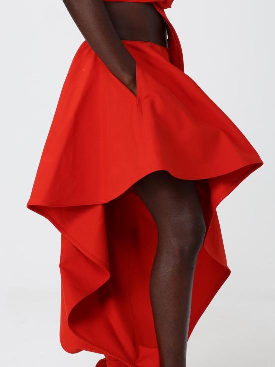 26SS 알라이아 스트레이트 팬츠 AA9P1364W112C 319 Orange - ALAIA