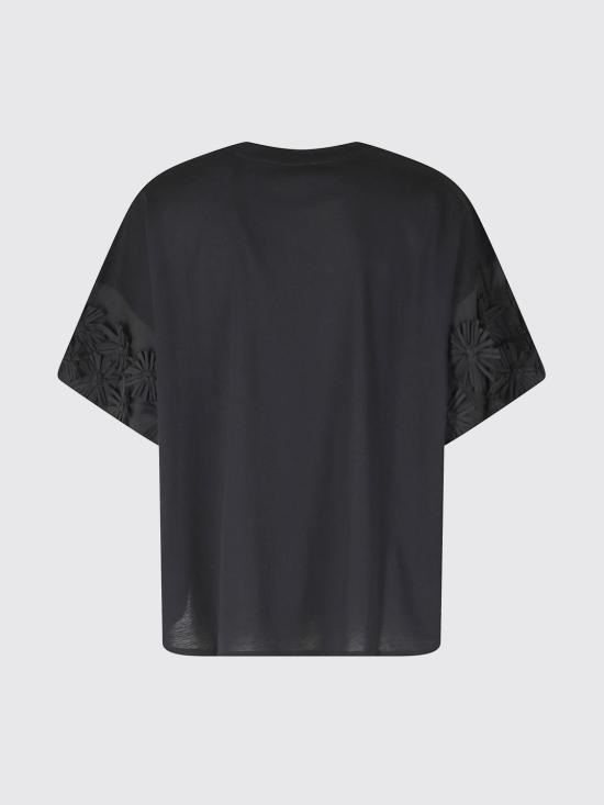 26SS 메이메이즈 반팔 티셔츠 M6EX08 100 Black - MEIMEIJ