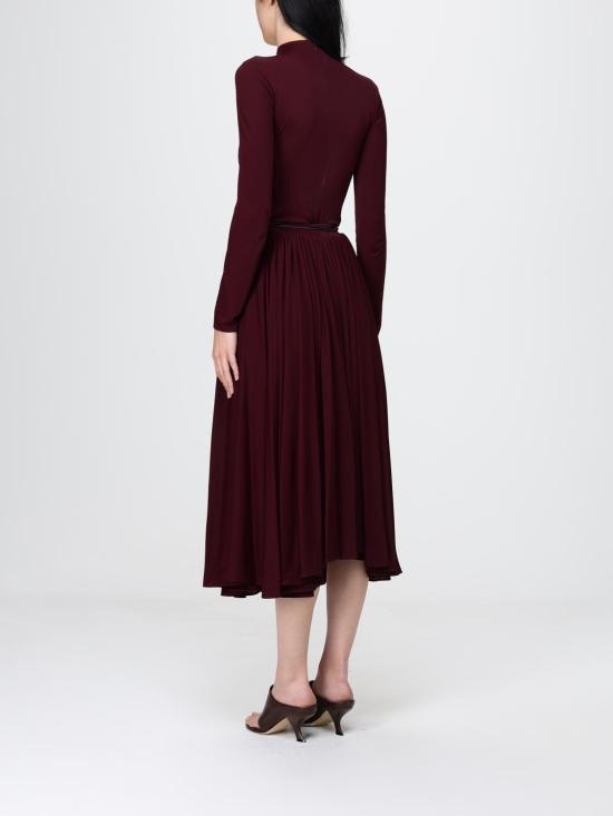 26SS 알라이아 롱 원피스 AA9R2808J090C 713 Burgundy - ALAIA