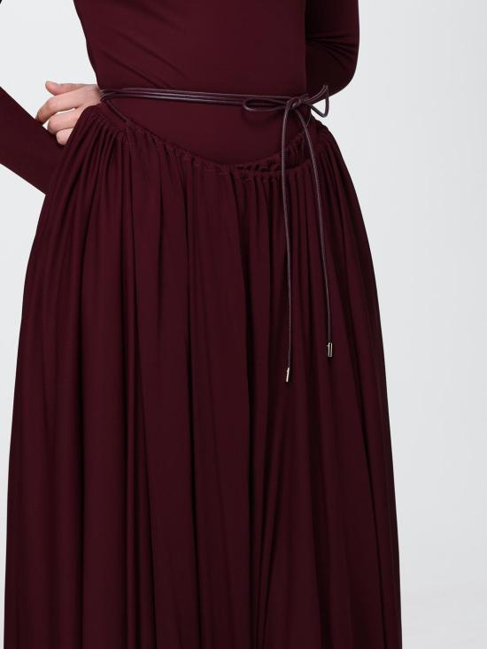 26SS 알라이아 롱 원피스 AA9R2808J090C 713 Burgundy - ALAIA