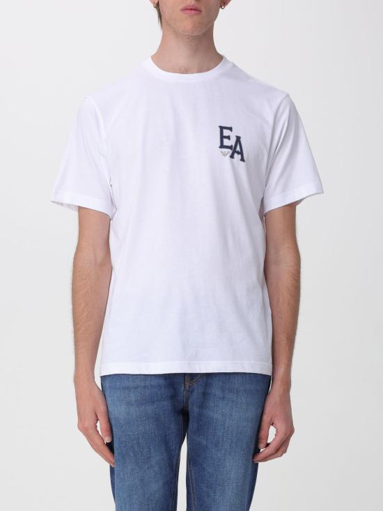 26SS 엠포리오 아르마니 반팔 티셔츠 EM001717AF14836 F0213 White