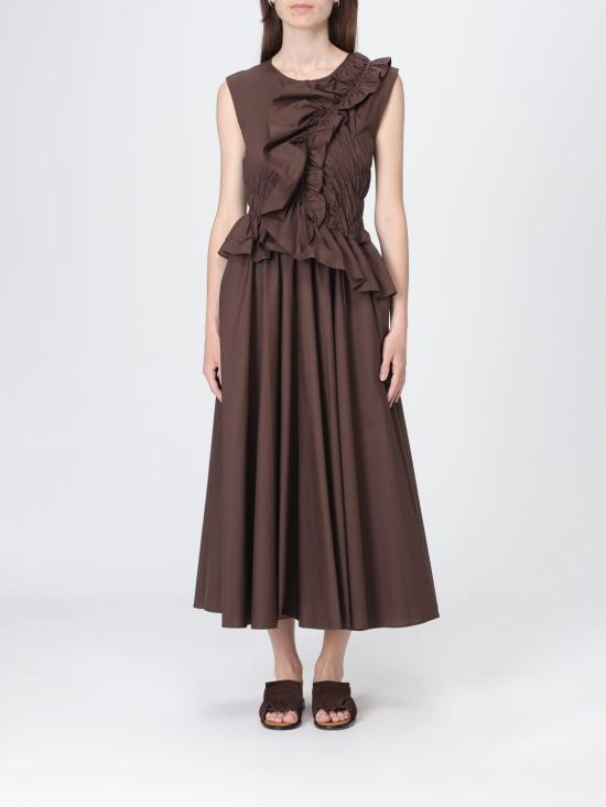 26SS 메이메이즈 롱 원피스 M6EA50 883 Brown