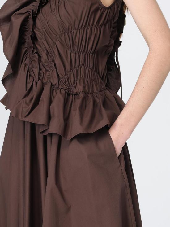 26SS 메이메이즈 롱 원피스 M6EA50 883 Brown - MEIMEIJ