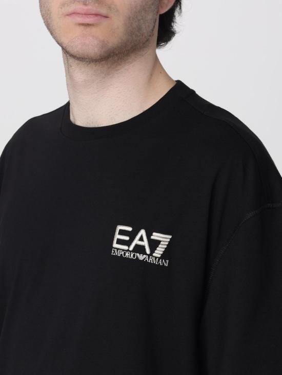 26SS 엠포리오 아르마니 반팔 티셔츠 7M001402AF22264 UC001 Black - EMPORIO ARMANI