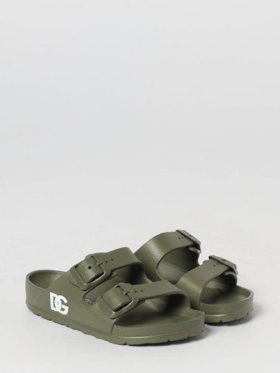 26SS [키즈] 돌체앤가바나 슈즈 DD0324A5103 8X070 Green - DOLCE & GABBANA