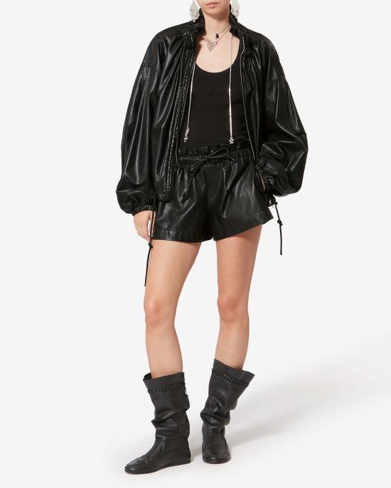  이자벨마랑 숏팬츠 이자벨 마랑 날린 쇼츠 블랙 - ISABEL MARANT