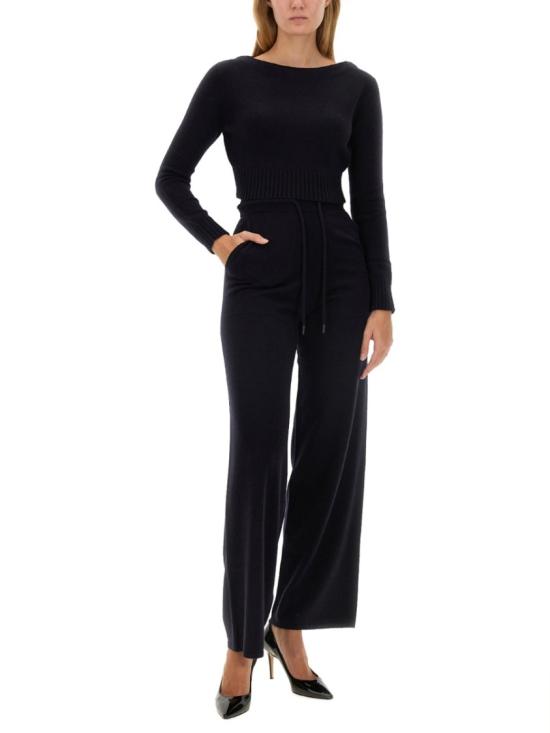  막스마라 리노 드로스트링 펜츠 2421336032600 037004 Black - MAX MARA