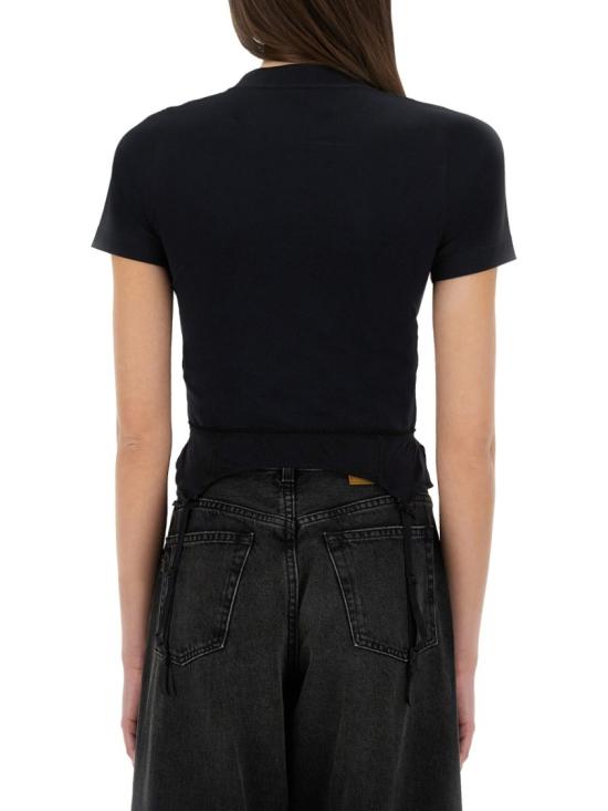  발렌시아가 란제리 티셔츠 828869 TNVB21083 Black - BALENCIAGA