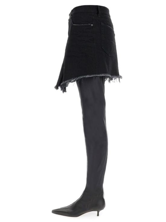  발렌시아가 숏 스커트 704541 TBP471029 Black - BALENCIAGA