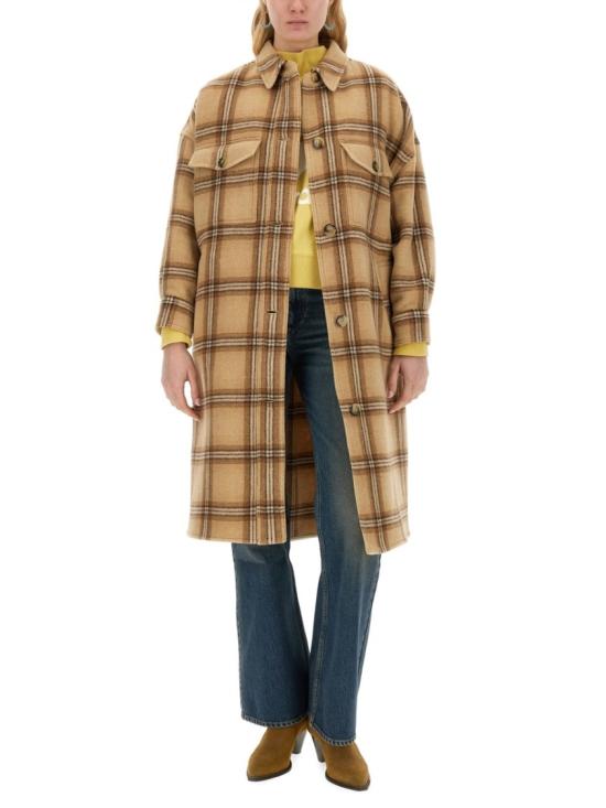  이자벨마랑 코트 MA0248FA B1D06I50CM Brown - ISABEL MARANT