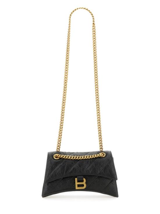  발렌시아가 크러쉬 스몰 체인 백 716351 210J11000 Black - BALENCIAGA