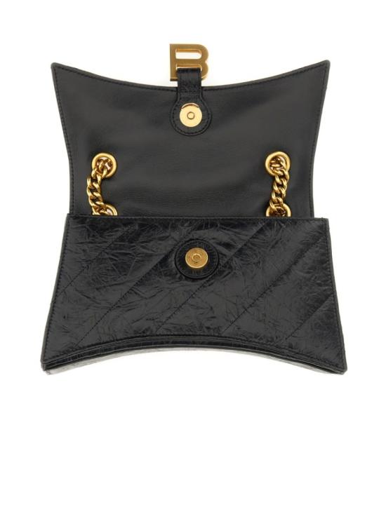  발렌시아가 크러쉬 스몰 체인 백 716351 210J11000 Black - BALENCIAGA