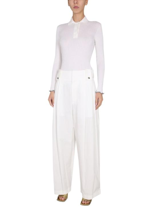  보테가베네타 스트레이트 팬츠 729372 VA5Y09068 White - BOTTEGA VENETA