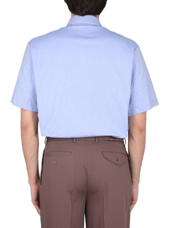  구찌 베어 모티프 자수 반소매 셔츠 732522 ZANF74910 Blue - GUCCI