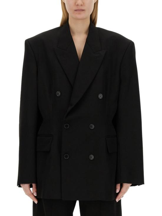 발렌시아가 수트 자켓 773357 TNT391000 Black