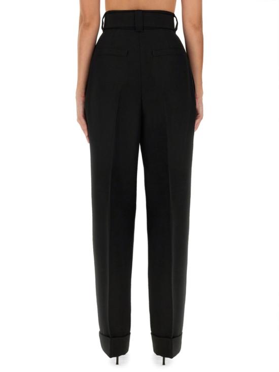  막스마라 스트레이트 팬츠 2421136014600 510002 Black - MAX MARA