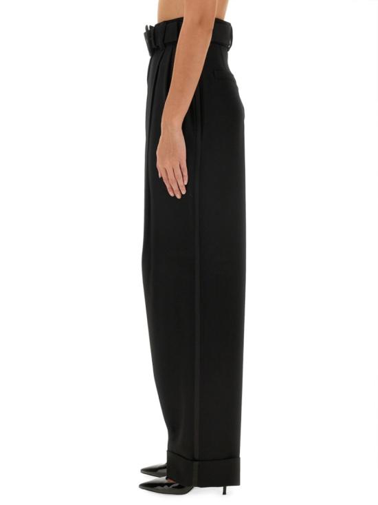  막스마라 스트레이트 팬츠 2421136014600 510002 Black - MAX MARA