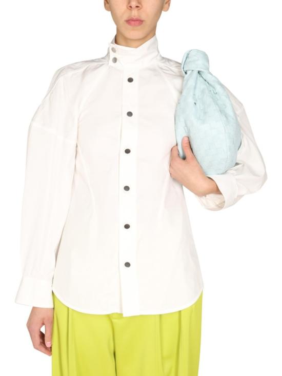  보테가베네타 블라우스 683015 VA5Y09068 White - BOTTEGA VENETA