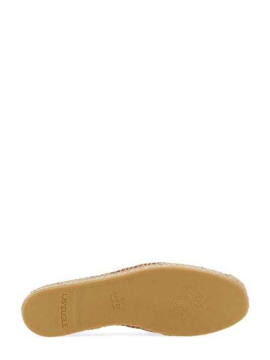  구찌 인터로킹 G 에스파드리유 777365 FACV69441 Brown - GUCCI