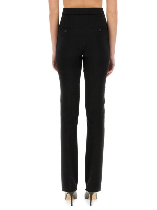 25SS 막스마라 스트레이트 팬츠 2511781013600 716005 Black - MAX MARA