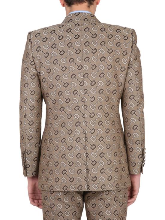  구찌 맥시 홀스빗 코튼 자켓 705284 ZAKIV9549 Brown - GUCCI
