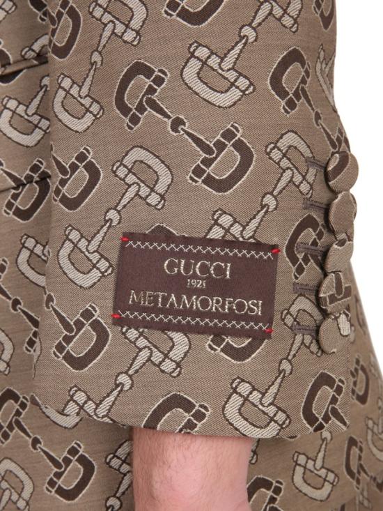  구찌 맥시 홀스빗 코튼 자켓 705284 ZAKIV9549 Brown - GUCCI