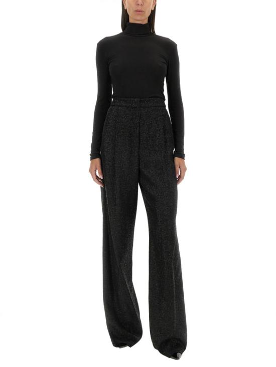  막스마라 피아노포르테 나비글리 시퀸 팬츠 2421136054600 395001 Black - MAX MARA