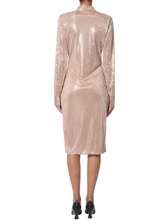  보테가베네타 미디 원피스 590111 VKF109803 Pink - BOTTEGA VENETA