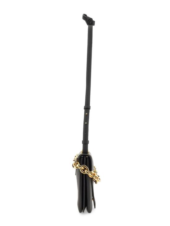  보테가베네타 해머드 레더 크로스바디백 667398 V12M08425 Black - BOTTEGA VENETA